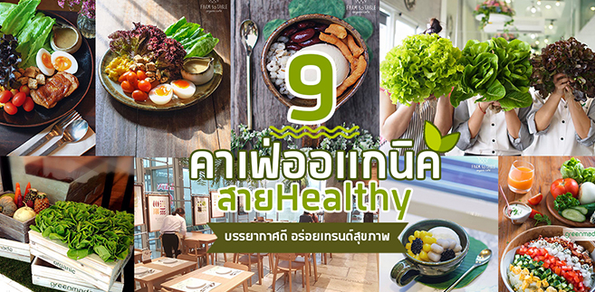 9 ร้านคาเฟ่ออเเกนิคบรรยากาศดี อร่อยเทรนด์สุขภาพ