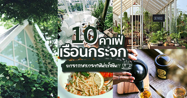 10 ร้านคาเฟ่เรือนกระจก ดื่มด่ำกับบรรยากาศเเสงธรรมชาติสุดอบอุ่น